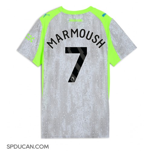 Zenski Nogometni Dres Manchester City Omar Marmoush #7 Rezervni 2025-26 Kratak Rukav